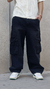 PANTALON BAGGY CARGO- NEGRO