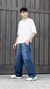 PANTALON BAGGY CARGO- AZUL