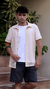 CAMISA DE CROCHET HOMBRE - BEIGE en internet