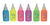 ADHESIVO VINILICO PLASTICOLA 40 GRS COLOR GLITTER