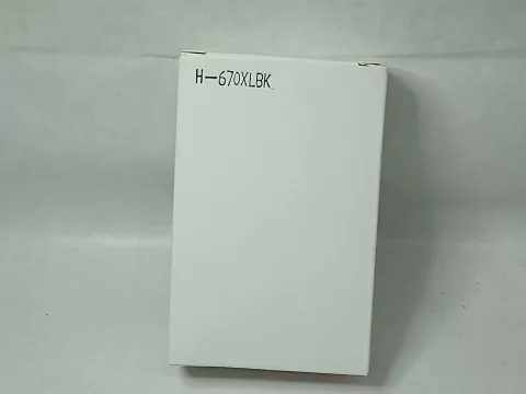 Cartucho de Tinta HP 670 XL BLACK COMPATIBLE HP ADVANTAGE 3525/4615/4625/5525-CZ117/118 (24ML)