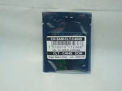 CHIP Samsung CLT 404C SAM 404S - XPRESS SL-C430, SL-C480 - AMARILLO - (CLT-Y404S) - (1K)