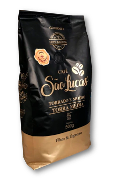 Café Gourmet São Lucas Torrado e Moído 500g Filtro e Expresso