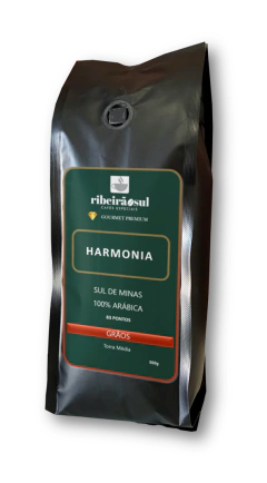 Café Gourmet Harmonia 500g Grãos 100% Arábica Sul de Minas