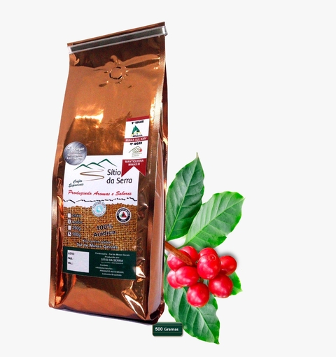 Café Especial Sítio da Serra 500g torrado - Moído ou Grão