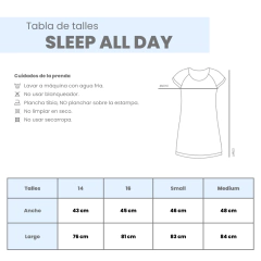 Camison Sleep Celeste en internet