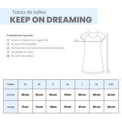 Imagen de Camison Keep on dreaming