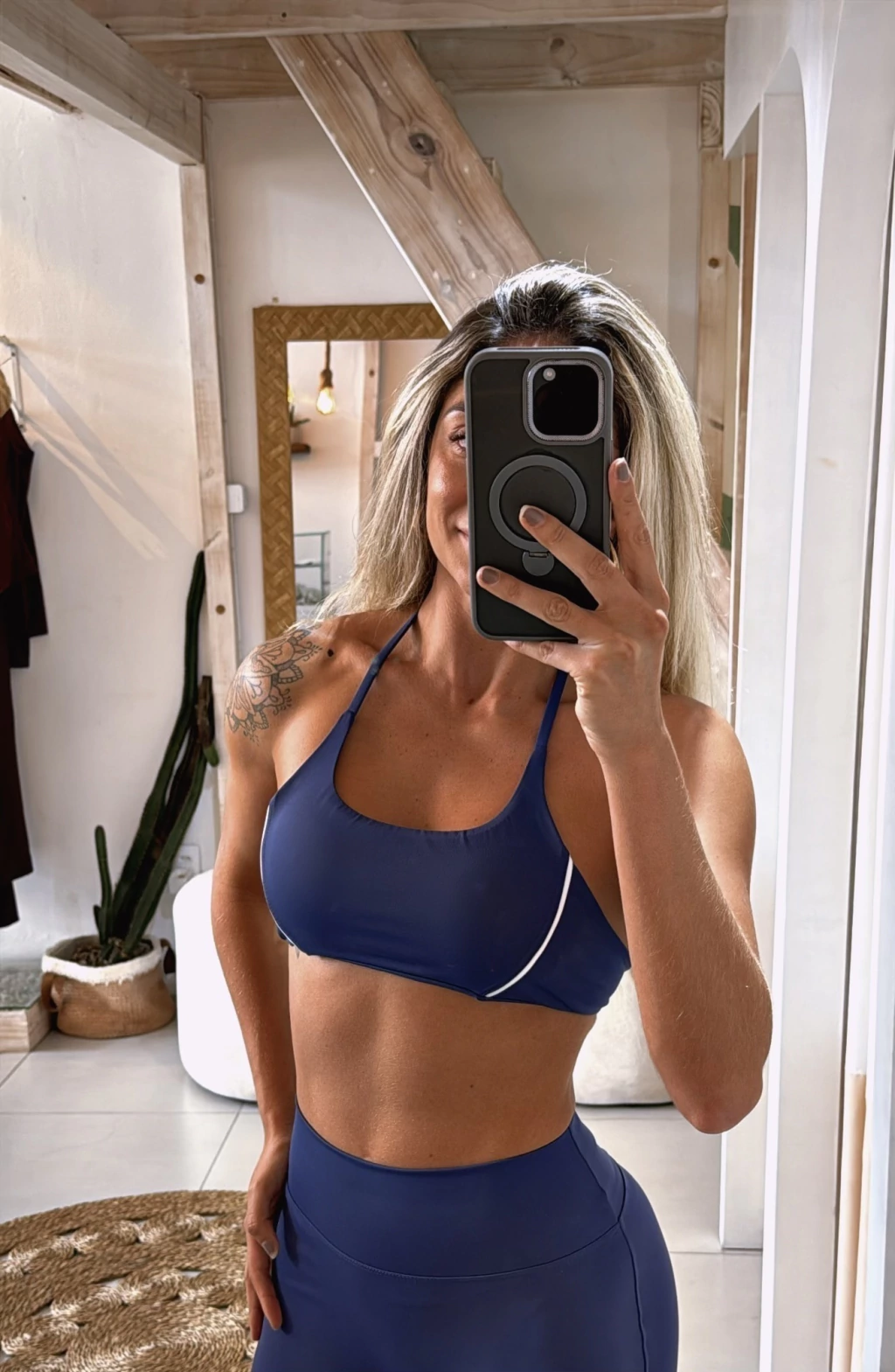 TOP RUSH FRENTE ÚNICA NAVY