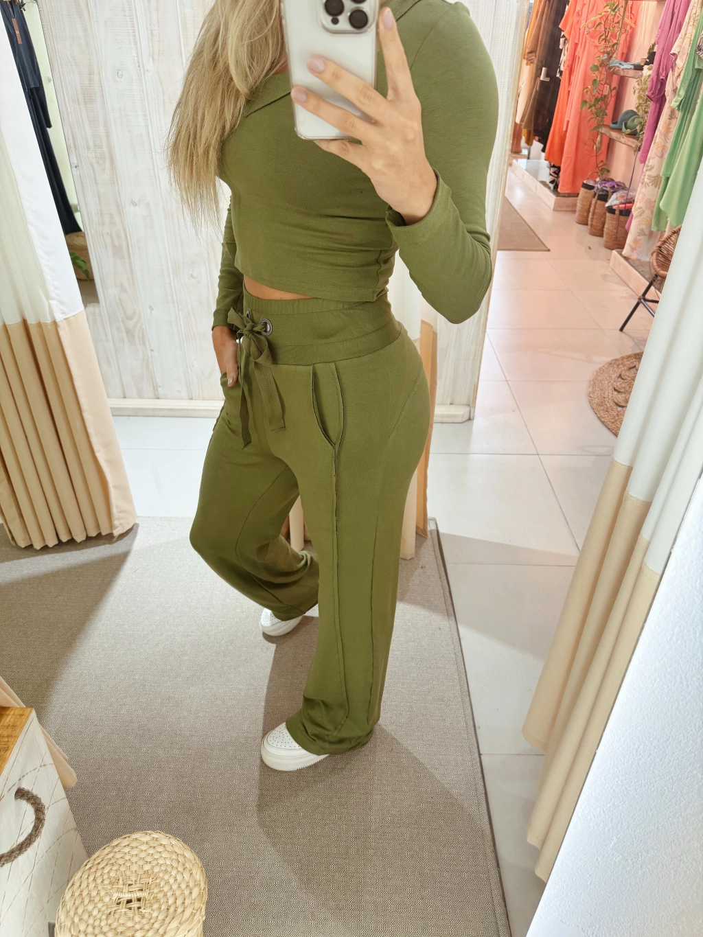 CALÇA PANTALONA LARA OLIVA