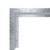 Batente de porta galvanizado modelo parafusar, medindo 100 x 210 cm, sem pintura.
