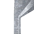 Batente marco galvanizado modelo chumbar de 180 x 210 cm, sem pintura, mostrando detalhes da estrutura.