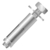 Chumbador CBC com parafuso UNC AC zincado branco, ideal para fixação em obras e montagem de estruturas.