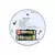 Imagem do detector de monóxido de carbono Segurimax, mostrando a parte traseira com informações do modelo e compartimento para pilhas AA.