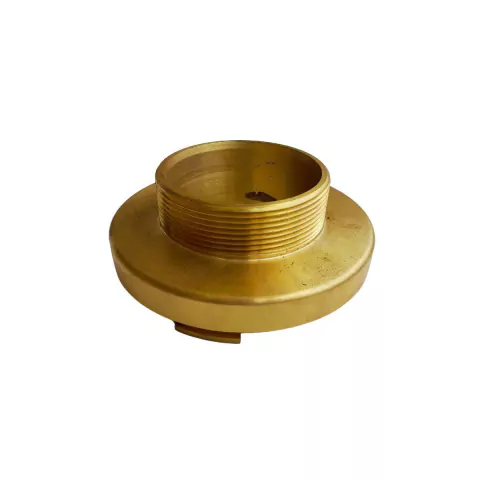 Adaptador Storz de latão escovado com rosca externa macho de 2.1/2".