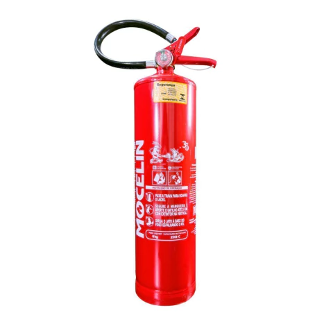 Extintor Pó Químico 6 Kg BC - 20B-C Com Suporte de Parede