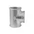 Tee galvanizado de 1.1/2" com rosca BSP 11 fios fêmea, ideal para conexões em sistemas de combate a incêndio.