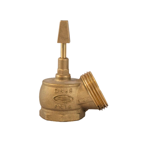 Válvula Globo PN16 para recalque, com rosca BSP de 2.1/2 e ângulo de 45°.