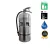 Extintor Classe K de 6 litros da Dexacom, ideal para cozinhas, com design em inox e instruções de uso visíveis.