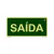 Placa de Sinalização Saída Fotoluminescente 15x30cm PVC S12 na internet