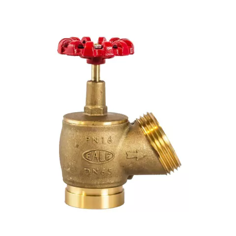 Válvula Globo PN16 2.1/2 45º Ranhurada 210 Libras 73mm