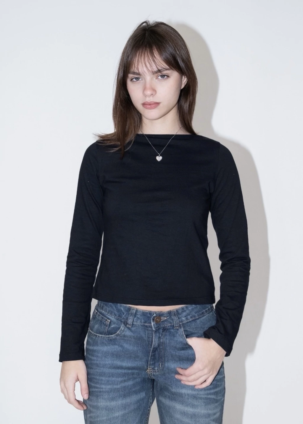 LONGSLEEVE COTTON (negro)