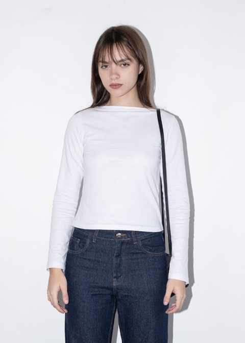LONGSLEEVE COTTON (blanco) - comprar online