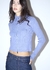 KNIT CROP (celeste) - comprar online