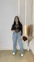 WIDE LEG JEANS BOTÃO ENCAPADO - comprar online