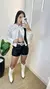 CAMISA STRASS CURTA - Kleenpofashion
