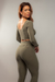 CROPPED M/L OLIVA - comprar online