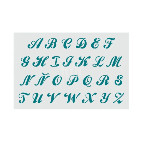 Stencil ABC 20 x 30 cm (ABC005)