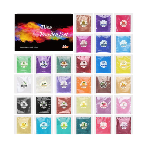 Pigmento MICA para resina epoxi (30 colores)