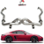 ESCAPE FULL CATBACK PORSCHE 718 4.0 GTS GT4 INOX 409 2,5"