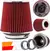 FILTRO AR ESPORTIVO K&N ORIGINAL DUPLO FLUXO UNIVERSAL