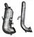 Downpipe Fastback Strada Pulse 1.0 Turbo inox 304 2.5 POL. - comprar online