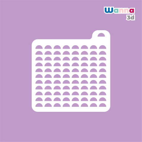 Stencil Sprinkles 15 - Semi circulo