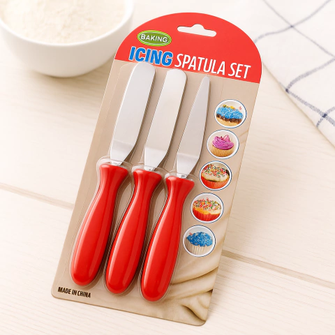 Set x3 espatulas p/tortas - comprar online