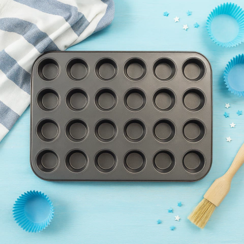 Molde antiadherente 24 muffins - comprar online