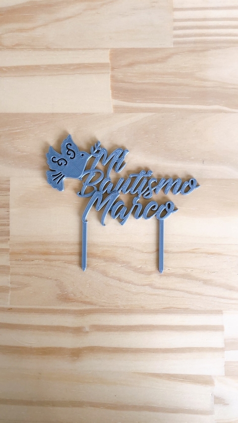 Topper 25 - Mi Bautismo Nombre