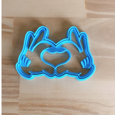 Guante Corazon Mickey Minnie