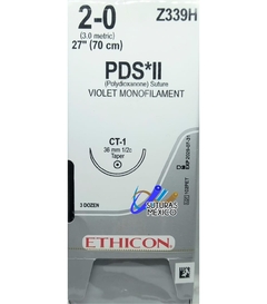 PDS II 2-0 Aguja CT-1 de 36 mm Hebra 70 cms Marca Ethicon Z339H Caja con 36 Piezas - comprar en línea