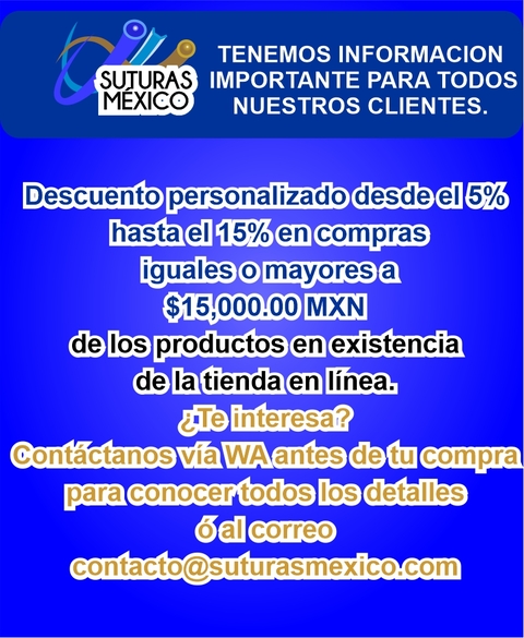 Carrusel Suturas Quirúrgicas México