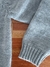 CAMPERA TEJIDA ROCCOCO GRIS BEBE - PAGLIERI