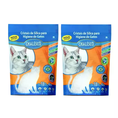 Kit c/ 2 pacotes - Sílica Chalesco Cristais de Sílica - comprar online