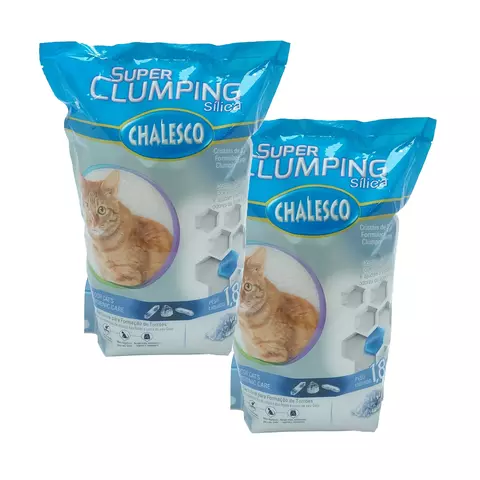 Kit c/ 2 pacotes - Sílica Chalesco Super Clumping - comprar online
