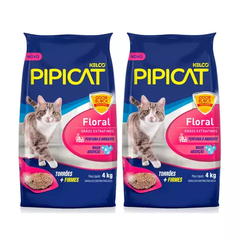 Kit c/ 2 pacotes – Granulado Pipicat Floral Odor Block - comprar online