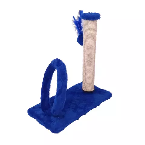 Arranhador São Pet Retangular Argola com Pelúcia Lisa