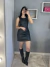 Vestido couro - loja online