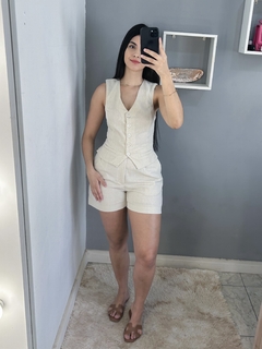 Colete em linho na internet