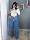 Calça wide leg jeans